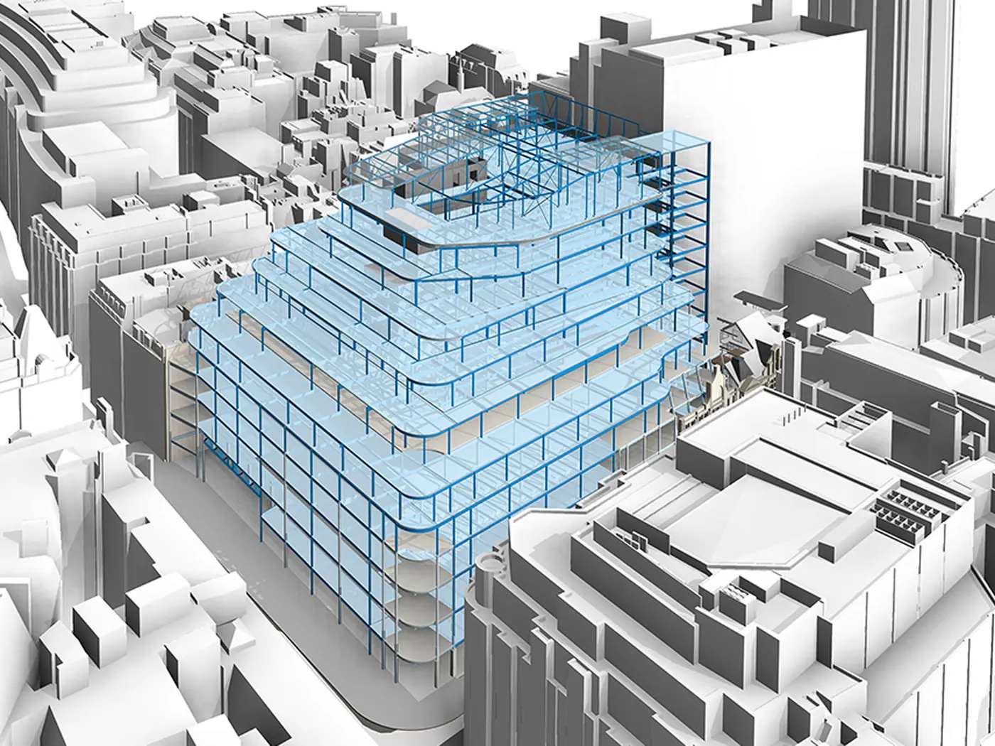 60 London Wall, City of London - existing basement refurbishment waterproofing