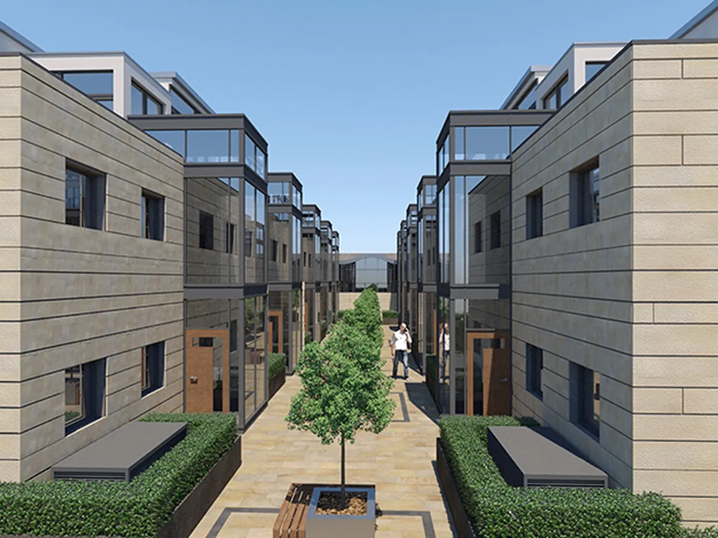 College Ln - gated residential development waterproofing scheme